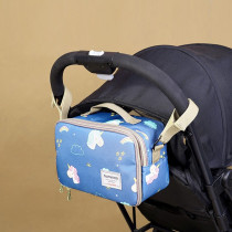 Sunveno Diaper Changing Clutch w/t Mat- Unicorn Blue For All Ages, Unisex (SN_CKB&P_BU)
