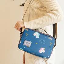 Sunveno Diaper Changing Clutch w/t Mat- Unicorn Blue For All Ages, Unisex (SN_CKB&P_BU)