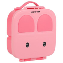 Eazy Kids Bento Lunch Box w/t handle- Pink For All ages, Unisex (EZ_LBRBEY_PI)