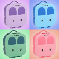 Eazy Kids Bento Lunch Box w/t handle- Pink For All ages, Unisex (EZ_LBRBEY_PI)