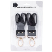 Little Story Premium Stroller Hooks - Black For All ages, Unisex (LS_HK2_BL)