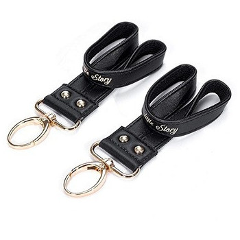 Little Story Premium Stroller Hooks - Black For All ages, Unisex (LS_HK2_BL)
