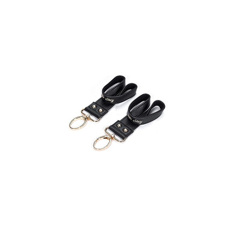Little Story Premium Stroller Hooks - Black For All ages, Unisex (LS_HK2_BL)