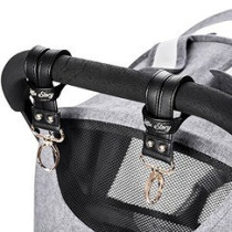 Little Story Premium Stroller Hooks - Black For All ages, Unisex (LS_HK2_BL)