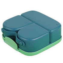 Eazy Kids Bento Lunch Box w/t handle- Green For All ages, Unisex (EZ_LBRBEY_GR)