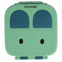 Eazy Kids Bento Lunch Box w/t handle- Green For All ages, Unisex (EZ_LBRBEY_GR)