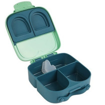 Eazy Kids Bento Lunch Box w/t handle- Green For All ages, Unisex (EZ_LBRBEY_GR)