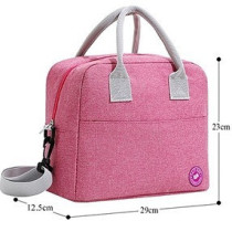 Eazy Kids Insulated Lunch Bag- Pink For All Ages, Unisex (EZ_LB01_PI)