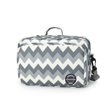 Little Story Baby Diaper Changing Clutch Kit - Wave Grey For All Ages, Unisex (LS_DCCK_GYST)