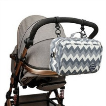 Little Story Baby Diaper Changing Clutch Kit - Wave Grey For All Ages, Unisex (LS_DCCK_GYST)