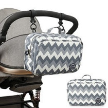Little Story Baby Diaper Changing Clutch Kit - Wave Grey For All Ages, Unisex (LS_DCCK_GYST)