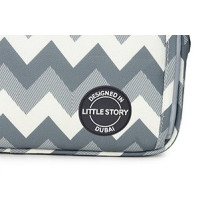 Little Story Baby Diaper Changing Clutch Kit - Wave Grey For All Ages, Unisex (LS_DCCK_GYST)