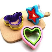 Eazy Kids Sandwich & Cookies Cutter with Sealer Set For All Ages, Unisex (EZ_SC03_MU)