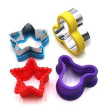 Eazy Kids Sandwich & Cookies Cutter with Sealer Set For All Ages, Unisex (EZ_SC03_MU)