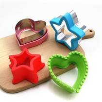 Eazy Kids Sandwich & Cookies Cutter with Sealer Set For All Ages, Unisex (EZ_SC03_MU)