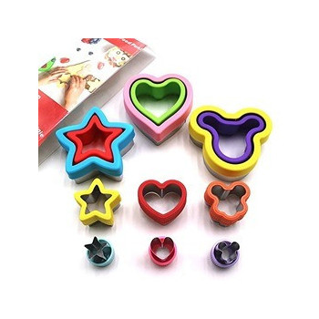 Eazy Kids Sandwich & Cookies Cutter with Sealer Set For All Ages, Unisex (EZ_SC03_MU)