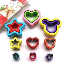Eazy Kids Sandwich & Cookies Cutter with Sealer Set For All Ages, Unisex (EZ_SC03_MU)
