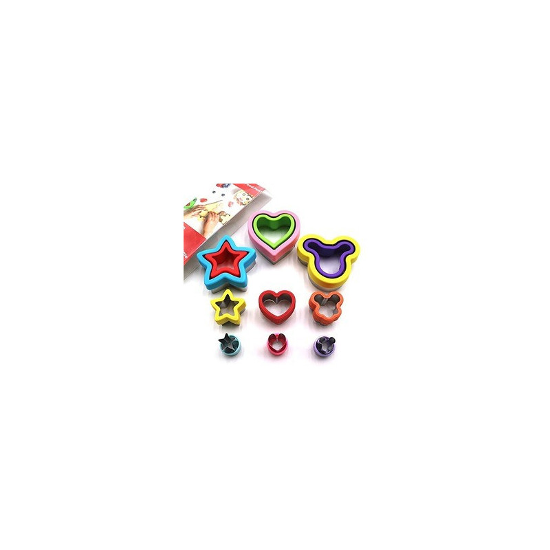 Eazy Kids Sandwich & Cookies Cutter with Sealer Set For All Ages, Unisex (EZ_SC03_MU)