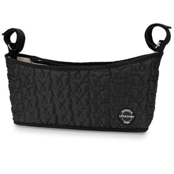 Little Story Premium Stroller Bag - Quilted - Black For All Ages, Unisex (LS_STBO_BK)