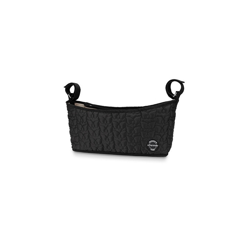 Little Story Premium Stroller Bag - Quilted - Black For All Ages, Unisex (LS_STBO_BK)