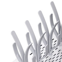 Eazy Kids Baby Bottle Drying Rack 16 peg-Grey For All Ages, Unisex (EZ_BDRA_GY)