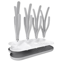 Eazy Kids Baby Bottle Drying Rack 16 peg-Grey For All Ages, Unisex (EZ_BDRA_GY)