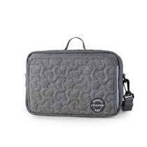 Little Story Baby Diaper Changing Clutch Kit - Quilted Grey For All Ages, Unisex (LS_DCCK_SOGY)