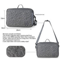 Little Story Baby Diaper Changing Clutch Kit - Quilted Grey For All Ages, Unisex (LS_DCCK_SOGY)