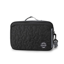 Little Story Baby Diaper Changing Clutch Kit - Quilted Black For All Ages, Unisex (LS_DCCK_SOBK)