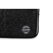 Little Story Baby Diaper Changing Clutch Kit - Quilted Black For All Ages, Unisex (LS_DCCK_SOBK)