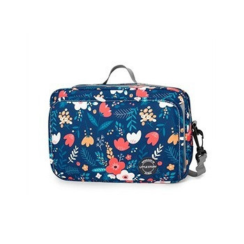 Little Story Baby Diaper Changing Clutch Kit - Floret Blue For All Ages, Unisex (LS_DCCK_BUFL)