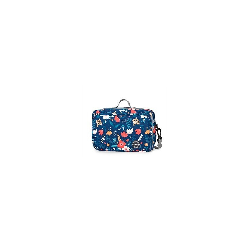 Little Story Baby Diaper Changing Clutch Kit - Floret Blue For All Ages, Unisex (LS_DCCK_BUFL)