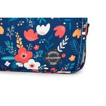 Little Story Baby Diaper Changing Clutch Kit - Floret Blue For All Ages, Unisex (LS_DCCK_BUFL)