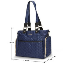 Little Story Matilda Diaper Bag-Navy Blue For All Ages, Unisex (LS_CLMDP_NB)