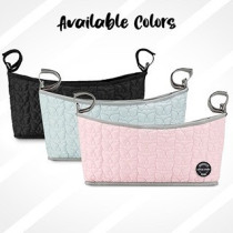 Little Story Premium Stroller Bag - Quilted - Pink For All Ages, Unisex (LS_STBO_PI)