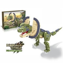 Little Story Block (Leg Godt) Toy Dinosaurs World - Double Crowned Dragon (309 Pcs) For 3Years+, Unisex (LS_CTDIWO_DCD)
