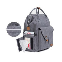 Teknum Reversible Look at Me Stroller w/t Diaper Bag & Hooks & Changing Pad - Grey For 6-36Months, Unisex (CM_TKAL_RLMDPGY)