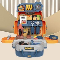 Little Story Role Play Mechanic/Tools Station Toy Set School Bag (23 Pcs) - Yellow, (LS_RPSB_TSYE)