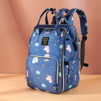 Sunveno Stylish Diaper Travel Backpack XL wt Stroller Straps & Changing Pad-Unicorn Blue For All Ages, Unisex (SN_DP&CHP_UB)