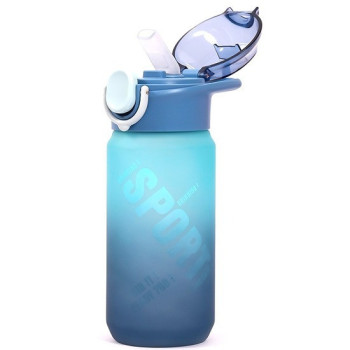 Eazy Kids Water Bottle 500ml with Handle - Blue