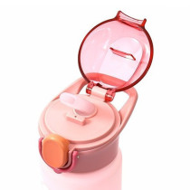Eazy Kids Water Bottle 500ml with Handle - Pink