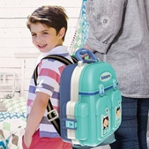 Little Story Role Play Doctor/Nurse/Clinic Toy Set School Bag (23 Pcs) - Blue, 3-In-1 Mode For 3Years+, Unisex (LS_RPSB_DRBU)