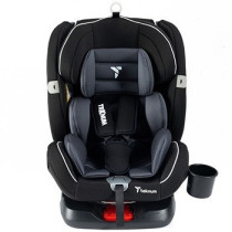 Teknum Evolve 360 Car Seat (0-12yrs) with Sunveno Fashion Diaper Bag -Grey