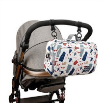 Little Story Baby Diaper Changing Clutch Kit - Geo White For All Ages, Unisex (LS_DCCK_WHMU)