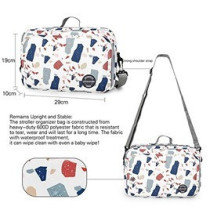 Little Story Baby Diaper Changing Clutch Kit - Geo White For All Ages, Unisex (LS_DCCK_WHMU)
