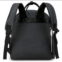 Little Story Quilted Diaper Backpack w/ Pacifier bag and Stroller Hooks-Black For All Ages, Unisex