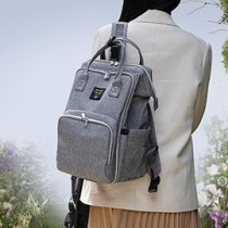 Sunveno Stylish Diaper Travel Backpack XL wt Stroller Straps & Changing Pad-Grey For All Ages, Unisex (SN_DP&CHP_GY)