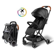 Travel Lite Stroller - SLD by Teknum with Sunveno Styler Fashion diaper Bag - Black