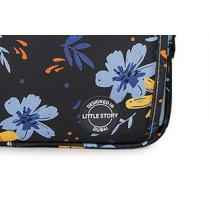 Little Story Baby Diaper Changing Clutch Kit - Floret Grey For All Ages, Unisex (LS_DCCK_FL)