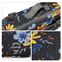 Little Story Baby Diaper Changing Clutch Kit - Floret Grey For All Ages, Unisex (LS_DCCK_FL)